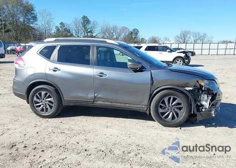 2016 Nissan Rogue Sl from USA, damaged, VIN 5N1AT2MT9GC743949